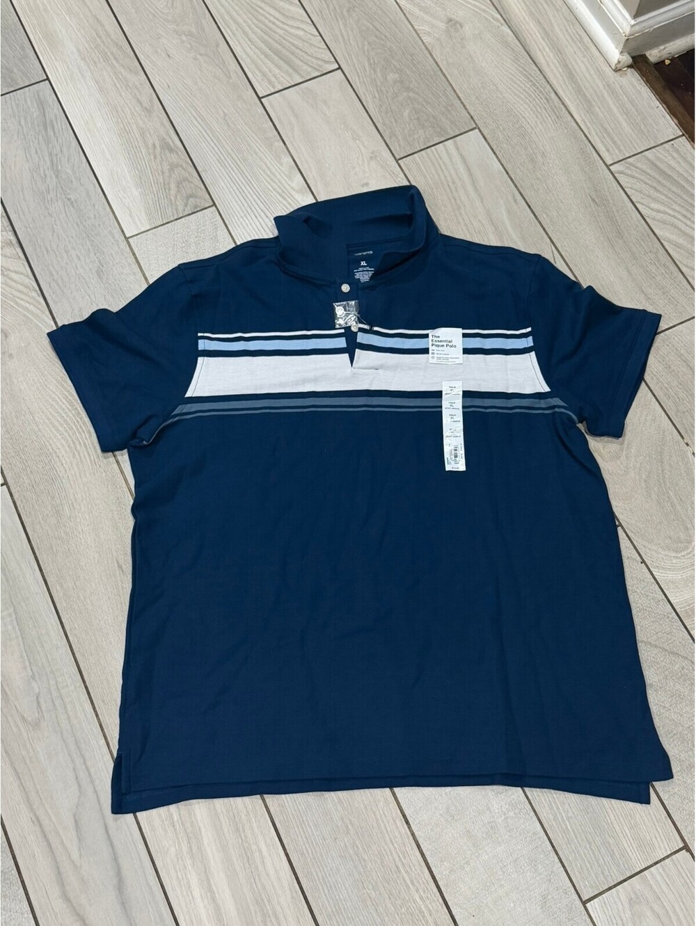 NWT Men's Sonoma The Essential Pique Polo Short Sleeve XL